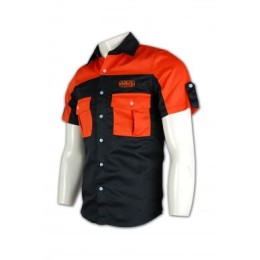 DS023 contrast colour darts team shirts hk design pocket hk company supplier DS023 contrast colour darts team shirts hk design pocket hk company supplier